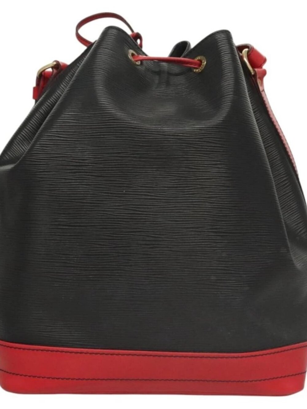 LOUIS VUITTON Epi Noe Shoulder Bag Bicolor Black Red - Picture 3 of 16